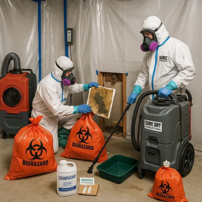 Contaminated Water Handling Protocols process in Ward, AR