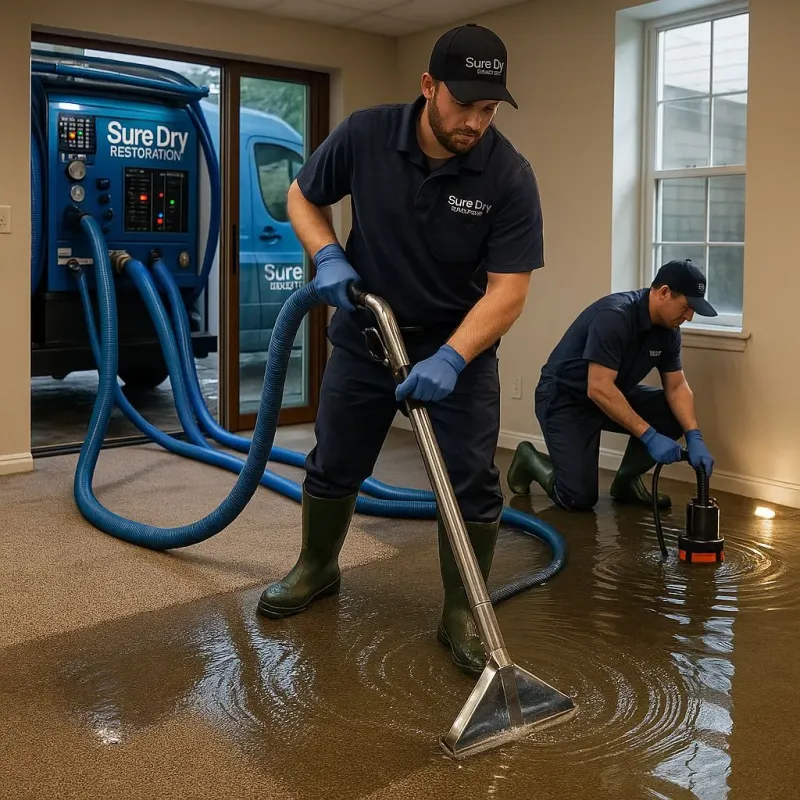 Water Extraction and Removal process in Ward, AR